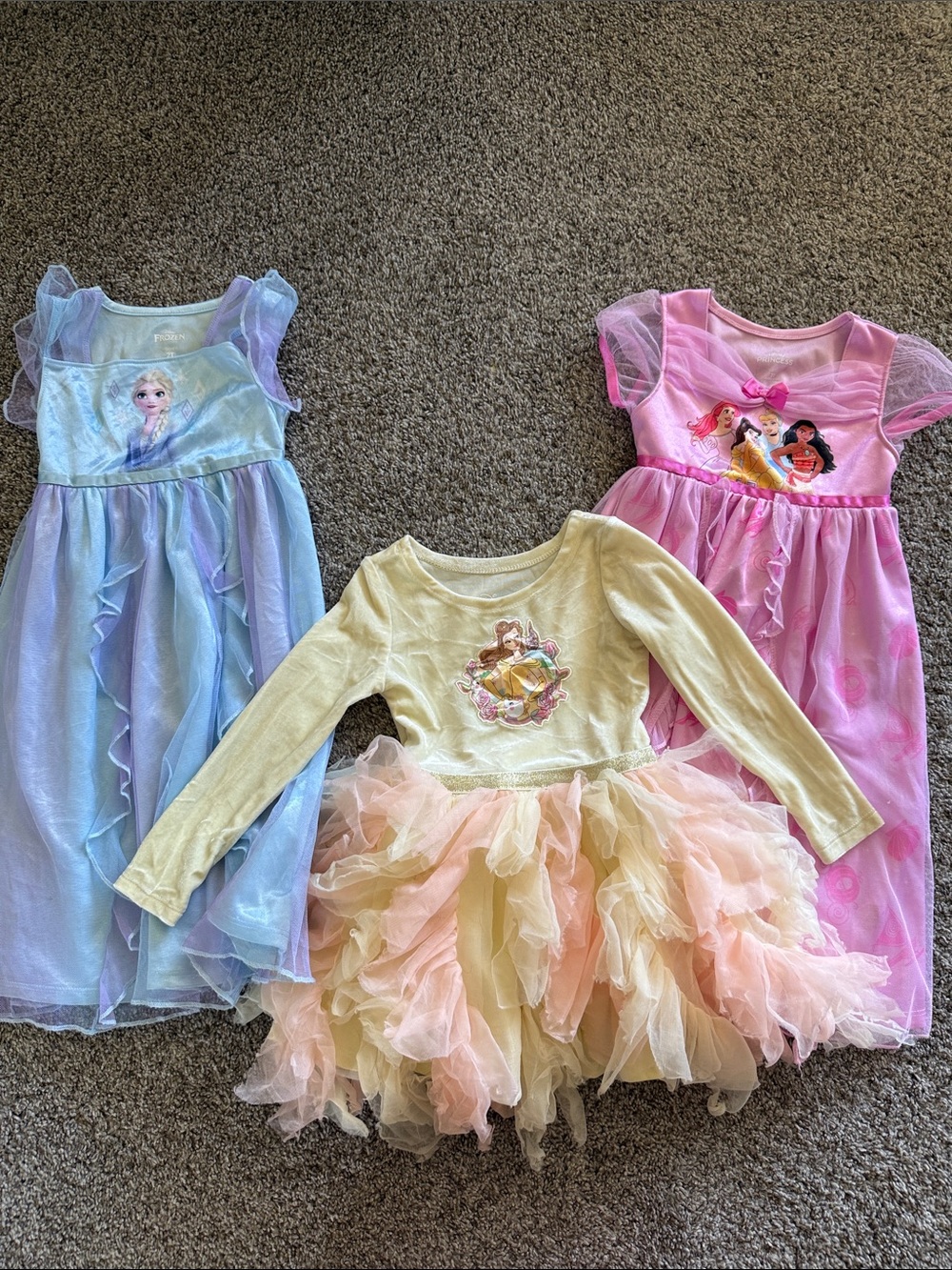 Princess nightgown and dress bundle